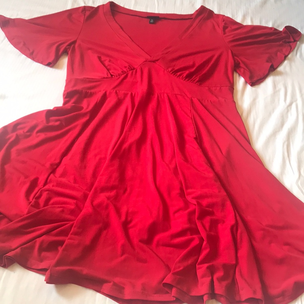 Red dress